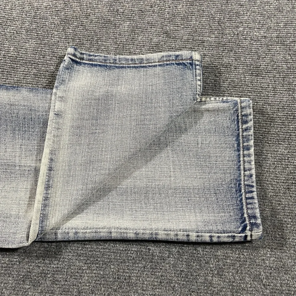 Levis 514 Jeans Youth Boys 18 Straight Fit Faded Light Wash Denim Distressed Y2K